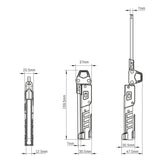 LED's Work Oplaadbare Looplamp 300 - Inspectielamp - Inklapbaar & Draadloos - Met magneet en haak