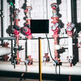 LED-Arbeitsleuchte mit Stativ, 4250 Lumen, 50 W, Kaltweiß (4000 K), Schutzart IP54, verstellbar bis 120 cm