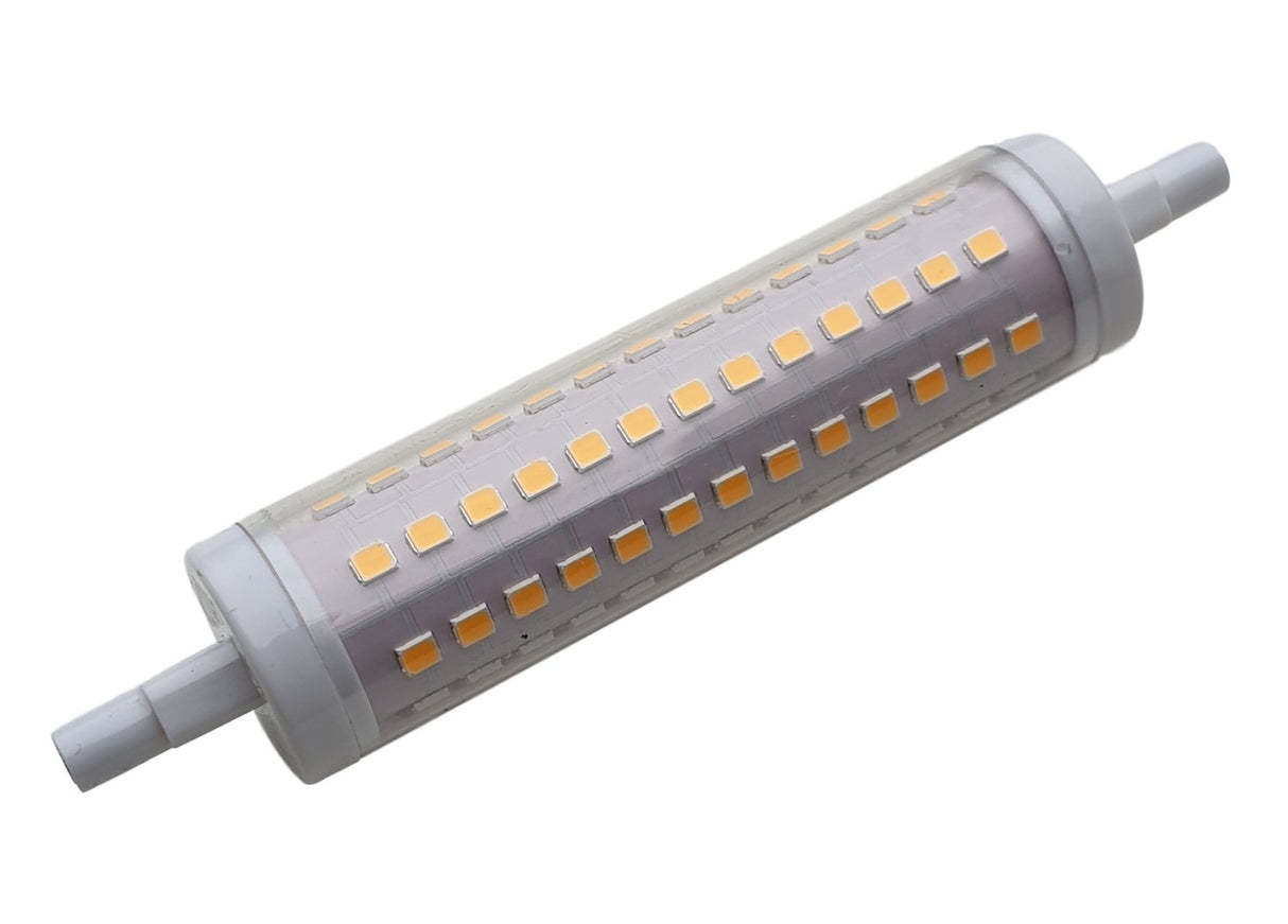 R7s LED-Glühbirne | 118x23mm | 12W=120W | warmweiß 3000K