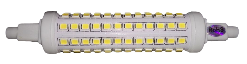 R7s LED lamp | 118x22mm | 10W=100W | warm white 3000K | dimmable