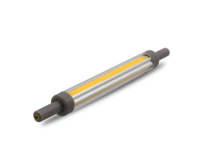 R7s LED lamp | 118x12mm | 10W=100W | flame warmwit 2100K | dimbaar - LEDPLANET.NL
