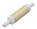 R7s staaflamp | 78x15mm | LED 5W=42W halogeenlamp - 500 Lumen | warmwit 3000K