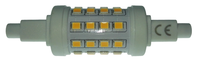 R7s LED lamp | 78x22mm | 5W=50W | koelwit 4000K | dimbaar