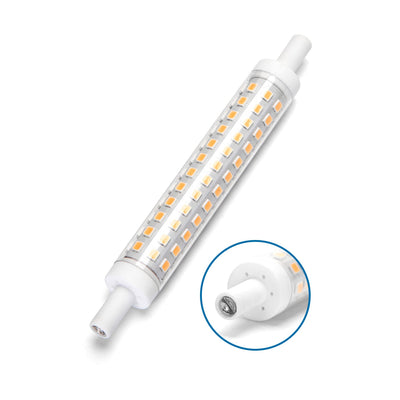 R7s-Stablampe Flamme Warmweiß 2000K dimmbar – Triac | 118mmx15mm – LED 10W=90W Halogen – 900~1000 Lumen – LEDPLANET.NL