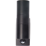 LED's Light RVS LED-Außenleuchte mit Bewegungsmelder - 2 Lichter auf &amp; ab - IP44 - Schwarz