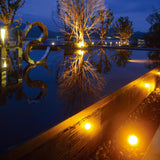 LED's Light RVS LED Bodeneinbaustrahler rund - Für Einfahrt und Garten - IP67 wasserdicht - Silber