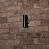 LED's Light RVS LED Wandleuchte für den Außenbereich - Spot mit 2 x GU10 Fassung - Modell Catania - IP44 - Silber