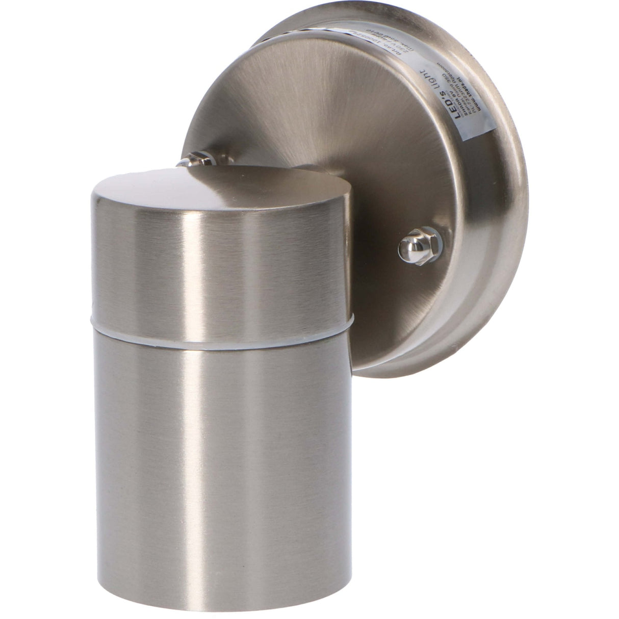 Edelstahl LED Außenwandleuchte - Strahler mit GU10 Fassung - Modell Monza - IP44 - Silber