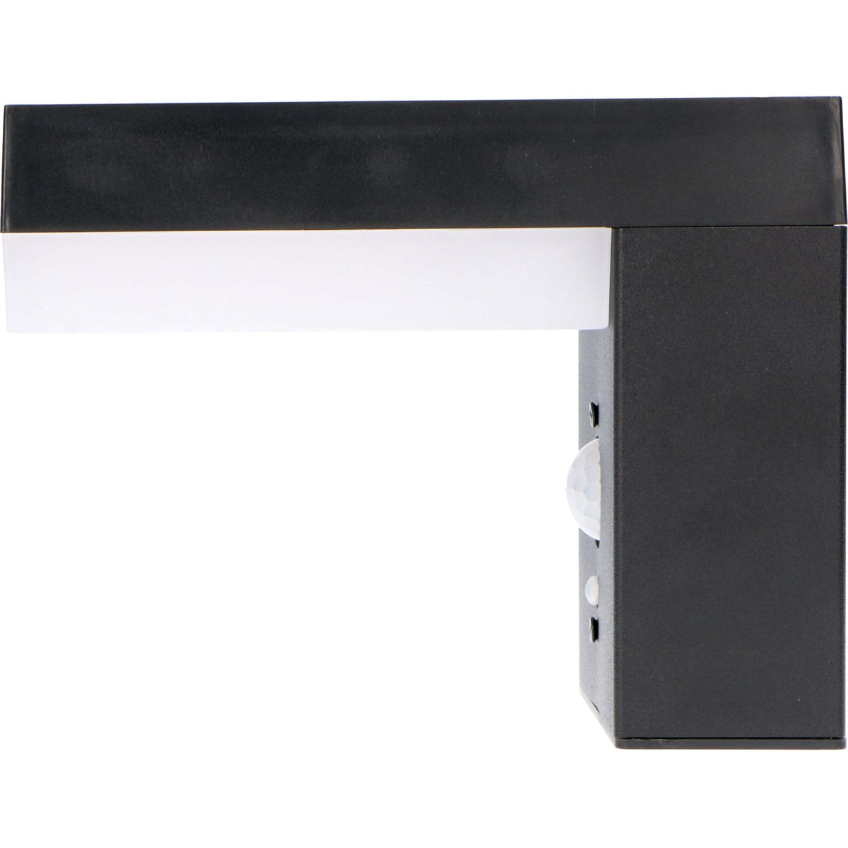 LED-Wandleuchte von LED's Light RVS mit Solarbetrieb und Bewegungsmelder – Kabellos – Quadratisch – 3 Modi – Schwarz