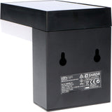 LED-Wandleuchte von LED's Light RVS mit Solarbetrieb und Bewegungsmelder – Kabellos – Quadratisch – 3 Modi – Schwarz