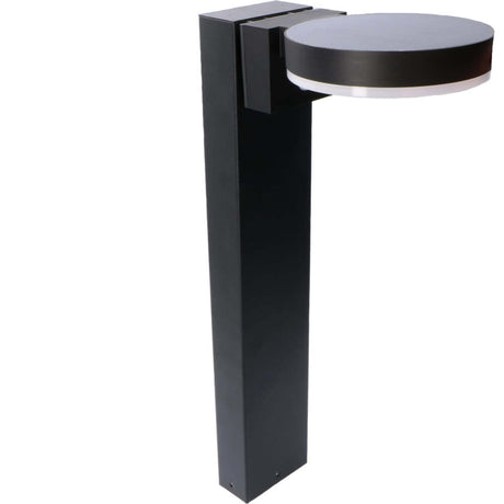 LED Solar Lantaarnpaal 600 Lumen - Bewegingssensor - 3 Standen - RVS - Zwart