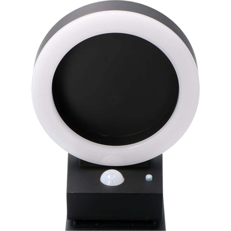 LED Solar Lantaarnpaal 600 Lumen - Bewegingssensor - 3 Standen - RVS - Zwart