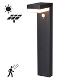 LED's Light RVS Solar LED Garden Lamp Pole Lamp with Motion Sensor - Wireless - 3 Modes - Black