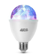 Disco-Lampe mit E27-Fassung | LED 3W | RGB mehrfarbig | drehen