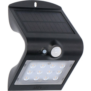 Solar LED Outdoor Lamp 220 lumens - 3000K - Motion Sensor - 3 Modes - IP65