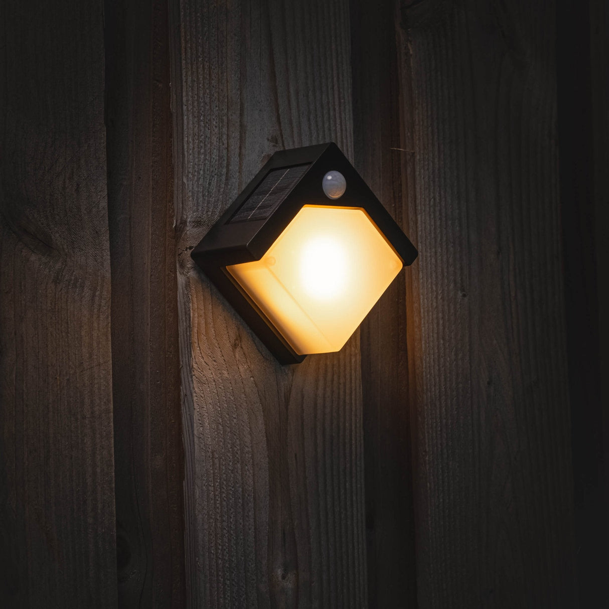 LED's Light Solar LED Buitenlamp met Bewegingssensor - Draadloos op zonne-energie - Zwart - IP44