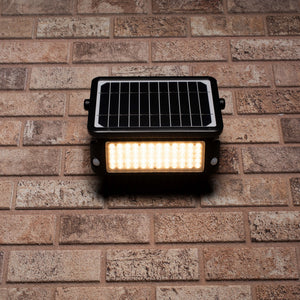 Solar LED Floodlight - 1080 Lumen - Motion Sensor - Warm White 3000K - IP65 - Wireless - Black