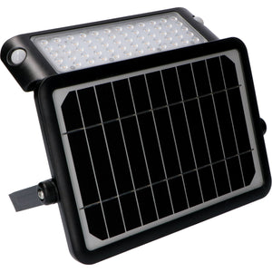 Solar LED Floodlight - 1080 Lumen - Motion Sensor - Warm White 3000K - IP65 - Wireless - Black