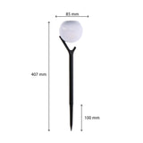 Solar LED Tuinlamp met sensor - Nice - Draadloos - Warm wit - Auto aan/uit - 40 cm
