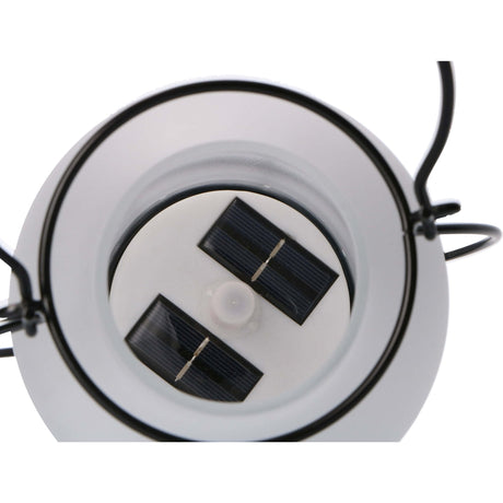 LED Solar olielamp 3 lumen - Extra warmwit 2700K - Sensor - IP44 - 28cm - Glas