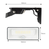 Slim Solar LED Buitenlamp 1600 lm met sensor - Bewegingssensor en nachtsensor - Draadloos - Zwart