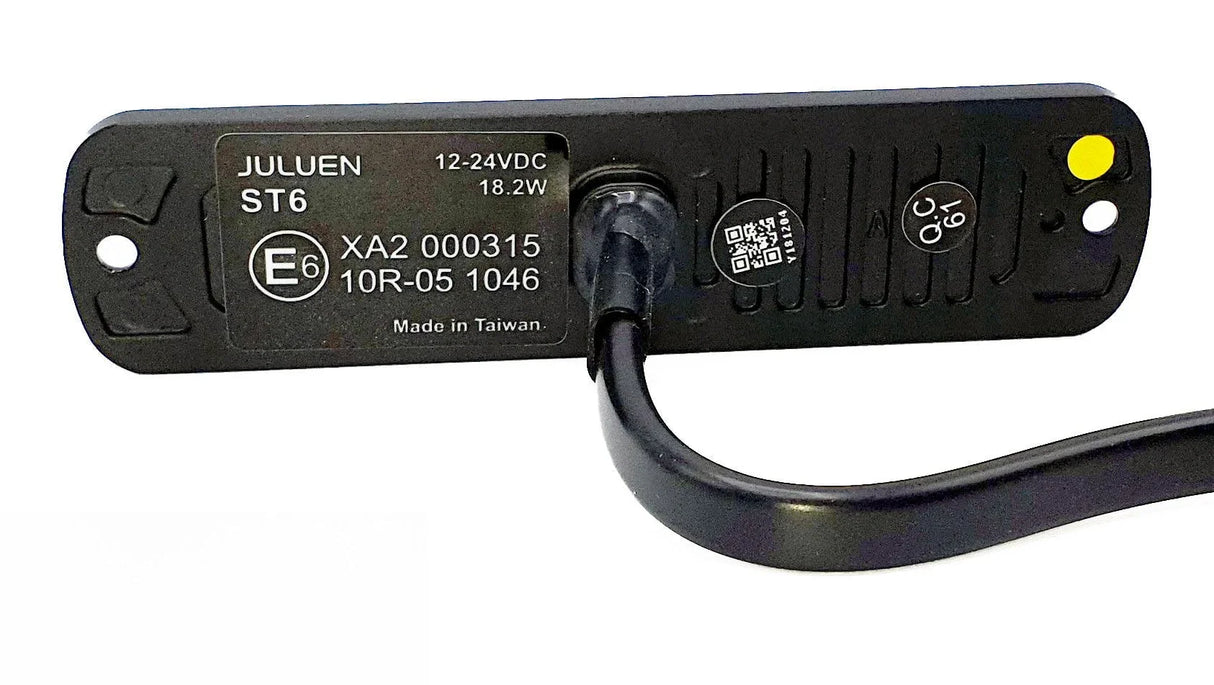 ST6 Superdünner LED-Blitz Klasse 2 Vertikal Bernstein