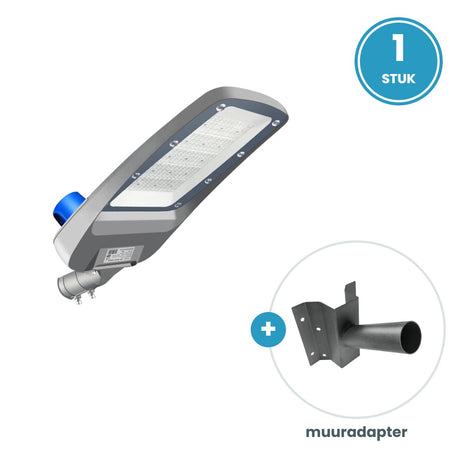 1× 150W straatlamp met sensor + muuradapter