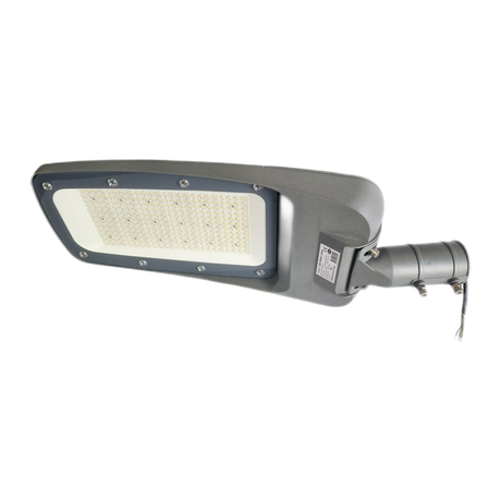 3× 200W straatlamp + 3 mastadapters