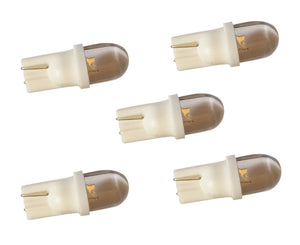 T10 autolamp 5 stuks | dashbordverlichting | daglichtwit - 6000K | LED 12V DC