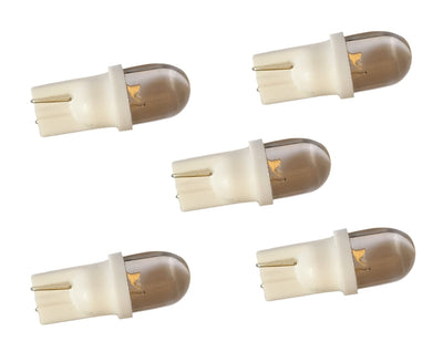 T10 autolamp 5 stuks, dashbordverlichting, daglichtwit, 6000K, LED 12V DC