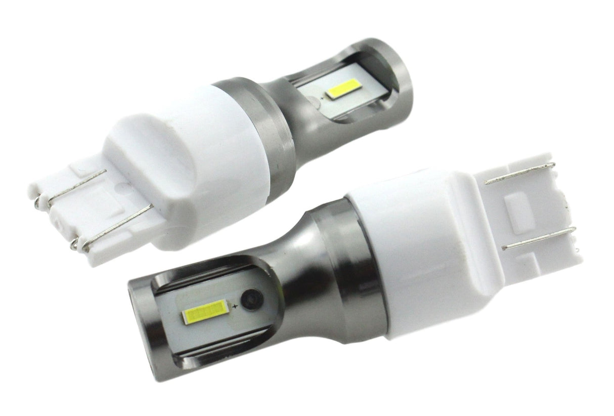 T20 7443 W21/5W set | autoverlichting LED 2 stuks | 2 - SMD daglichtwit 6000K - 839 Lumen | 12V DC - 9.6 Watt - LEDPLANET.NL