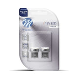 T20 W21/5W set | autoverlichting LED 2 stuks | 9 - SMD daglichtwit | 12V DC - LEDPLANET.NL