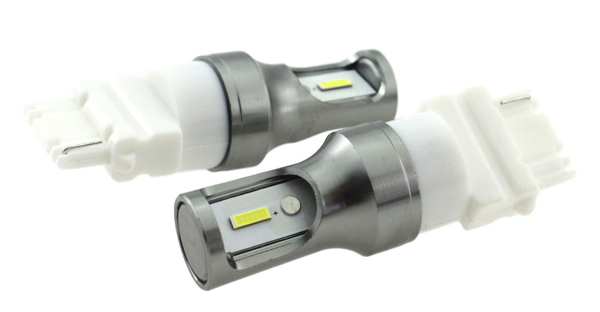 T25 3156 P27W set | autoverlichting LED 2 stuks | 2-SMD daglichtwit 6000K - 839 Lumen | 12V DC - 9.6 Watt