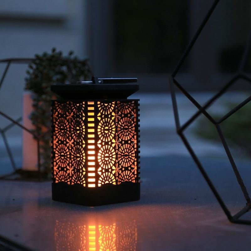 Tafellamp LED - Solar | fakkel vlam simulatie | flame warmwit | IP44 - LEDPLANET.NL