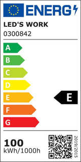 LED's Work Tripod Bouwlamp 12000 - 360 graden rondom licht - Extra stopcontact aansluiting - IP54 waterdicht - 100W