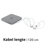 TouchDim wiederaufladbare LED-Tischlampe – Dimmbar durch Berührung – Innen und Außen – Grau