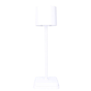 LED Rechargeable table lamp 175 Lumen - Touch dimmable - 3 light colors - IP54 - Battery 10 hours - White