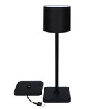 TouchDim wiederaufladbare LED-Tischlampe – Dimmbar durch Berührung – Innen und Außen – Schwarz