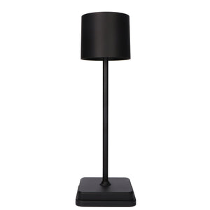 LED Tafellamp 175 lumen - Oplaadbaar - Dimbaar - 3 Lichtkleuren - IP54 - Zwart