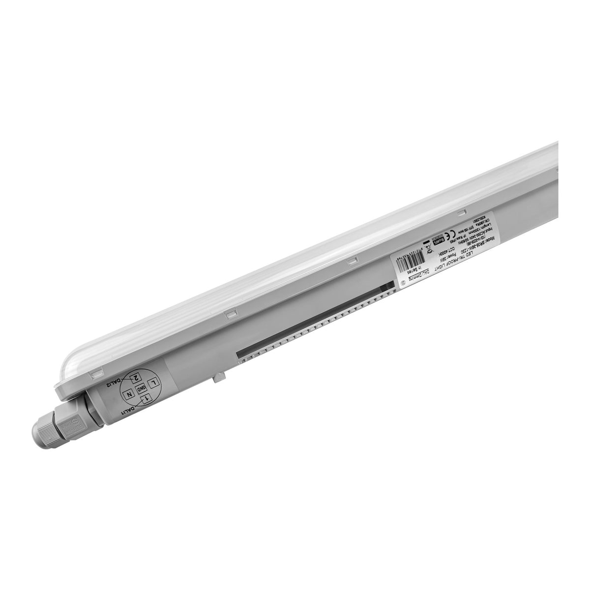 LED Tri-proof Armatuur 1500mm 7.750lm 50W - Daglichtwit 5700K - DALI dimbaar - Koppelbaar - IP65 IK10 - 230V