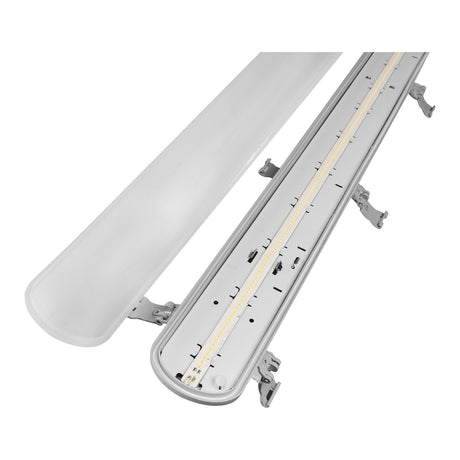 LED Tri-proof Armatuur 1200mm 5.580lm 36W - Daglichtwit 5700K - Noodverlichting 3 uur - IP65 IK10 - 9 stuks - 230V