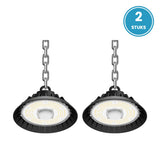 2× UFO LED high bay 100W daglichtwit 6000K - 2 stuks