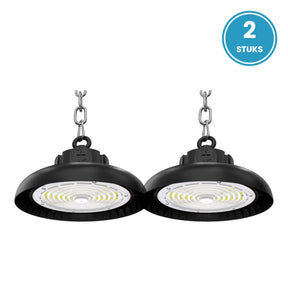 2× UFO LED high bay 200W daglichtwit 6000K - 2 stuks