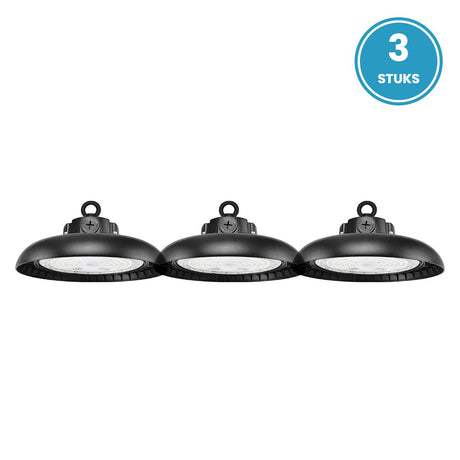 3× UFO LED high bay 100W neutraalwit 5000K - 3 stuks