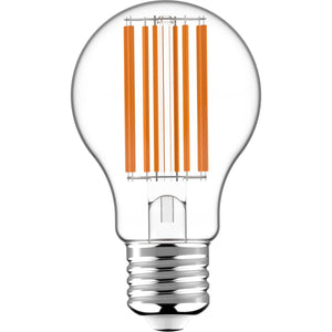 Ultra-LED-Filamentlampe E27 – Energieeffizienzklasse A – Transparent – ​​3,8 W = 60 W