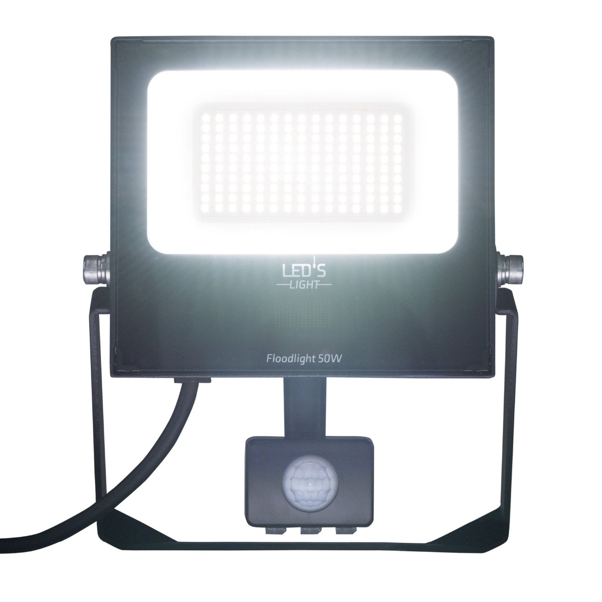 UltraFlood LED Floodlight 50W 4000K with Motion Sensor and Daylight Sensor - Tiltable - 8000 Lumen - IP65 