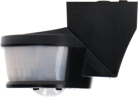 LED's Light Pro Motion Sensor with Angle Bracket Universal - 12 Meter Range - Black