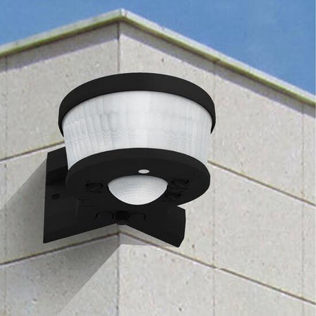 LED's Light Pro Motion Sensor with Angle Bracket Universal - 12 Meter Range - Black
