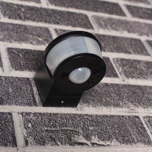 LED's Light Pro Motion Sensor with Angle Bracket Universal - 12 Meter Range - Black