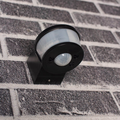 Sensore di movimento LED's Light Pro con staffa angolare universale - portata di 12 metri - nero